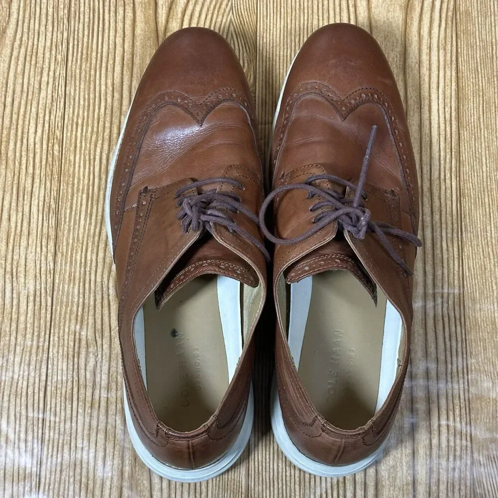 Cole Haan‎ Men's Size 11.5 Original Grand Wingtip Oxford Brown Shoes C20778
